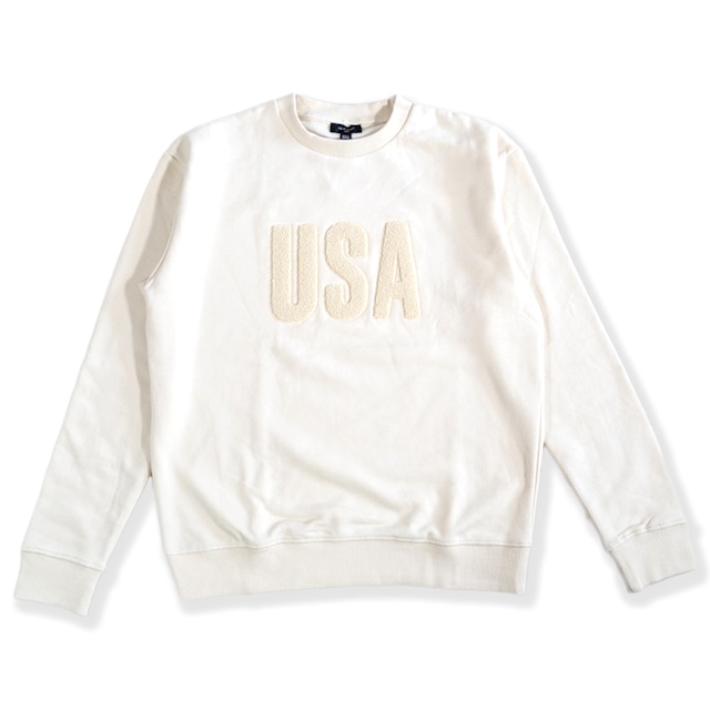 USA boucle print sweat