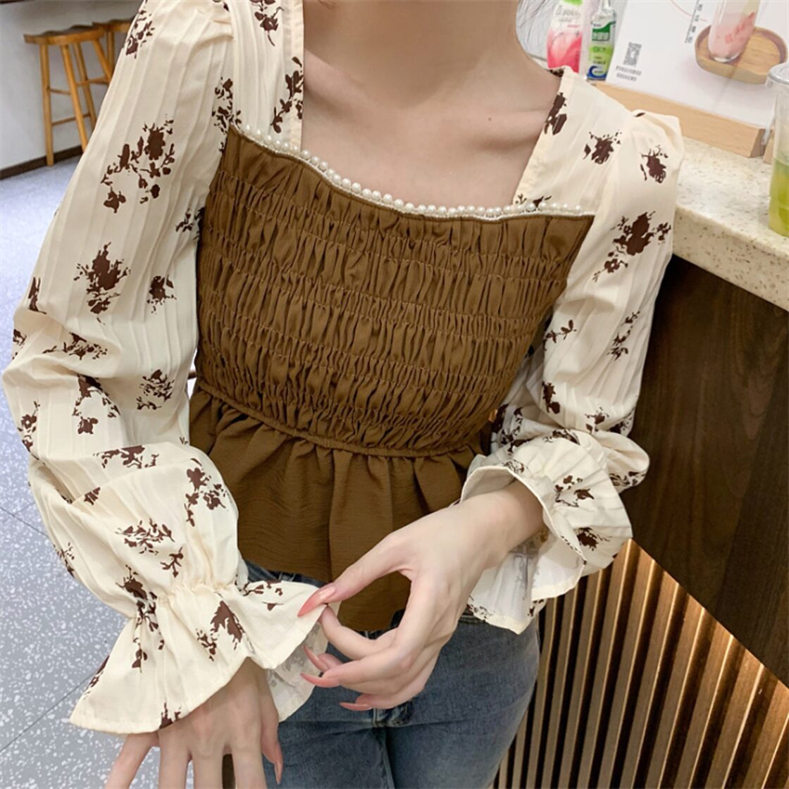 新品タグ付き⭐︎ダブルクロススカラップパールジャンドレ mite