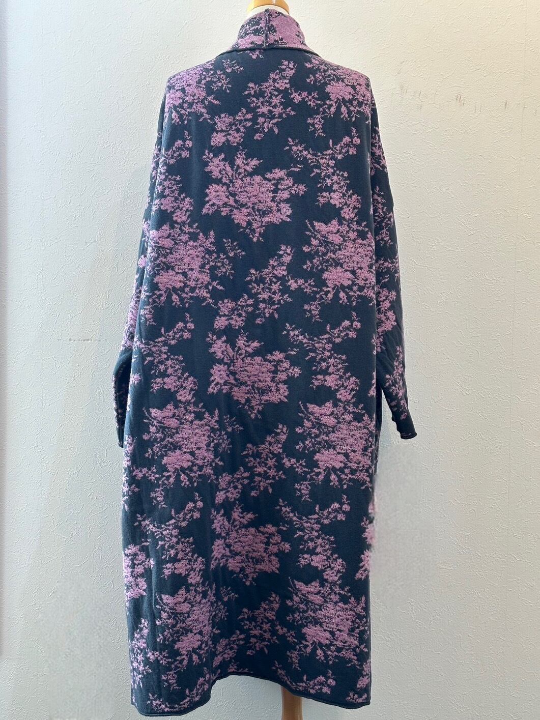 GASA 13233-06101 花柄ニットコート flower knit coat | lucerluca