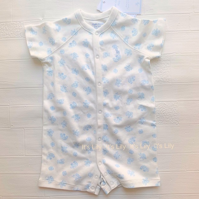 【70cm】ベビー（男の子）ロンパース　ベア