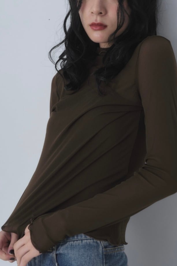 sheer turtle シアータートル Brown