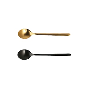 SVELTE DESSERT SPOON M.GLD/M.BLK