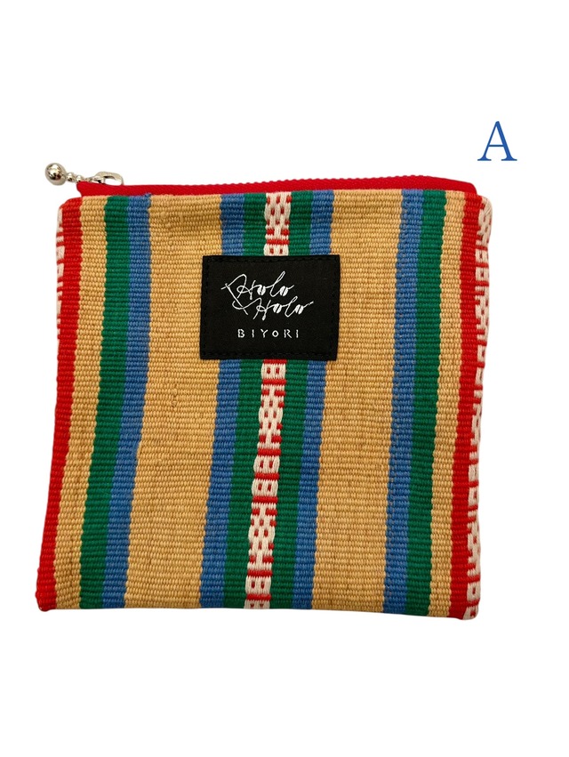 ポーチ（インドネシア/トラジャ族の織物）