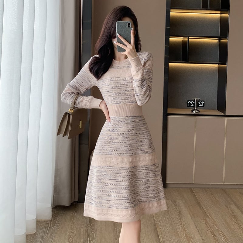 【dress】ニットワンピース M25484