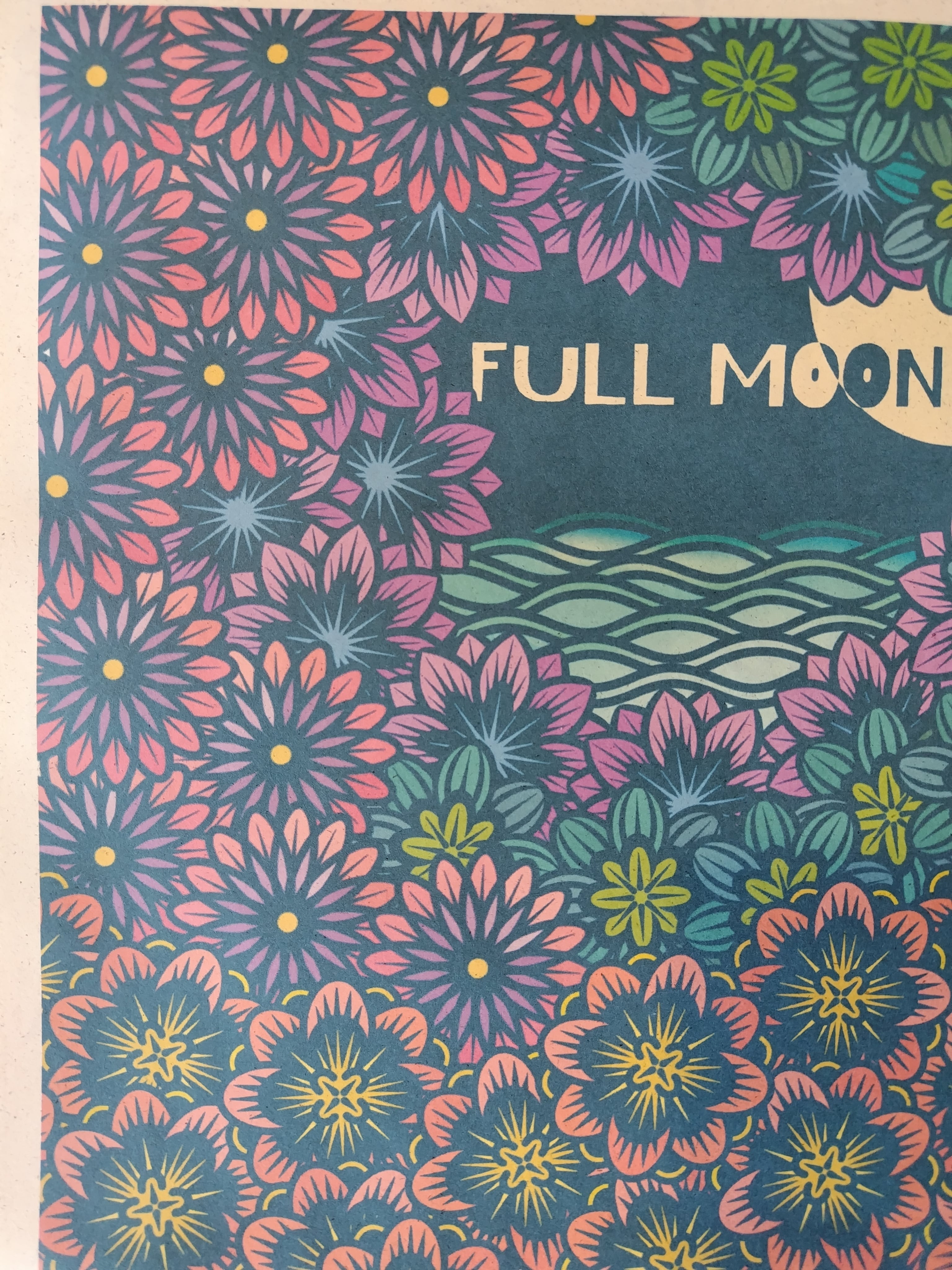 A-054【DELUXE】FULL MOON アート | TAKENOKURASHI