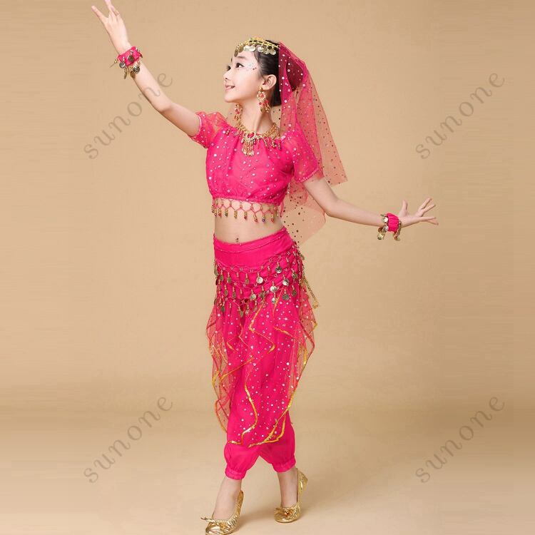 ハロウィン衣装 ベリーダンス パーティー 発表会 衣装 4点セット