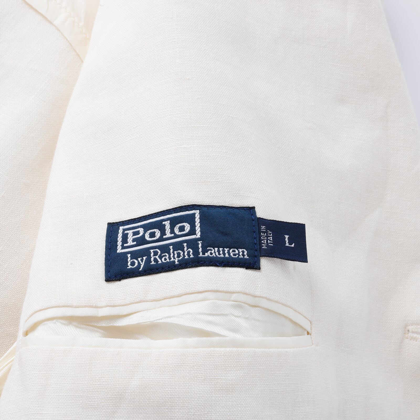 極美品】80s Ralph Lauren special linen Jacket off White blazer 