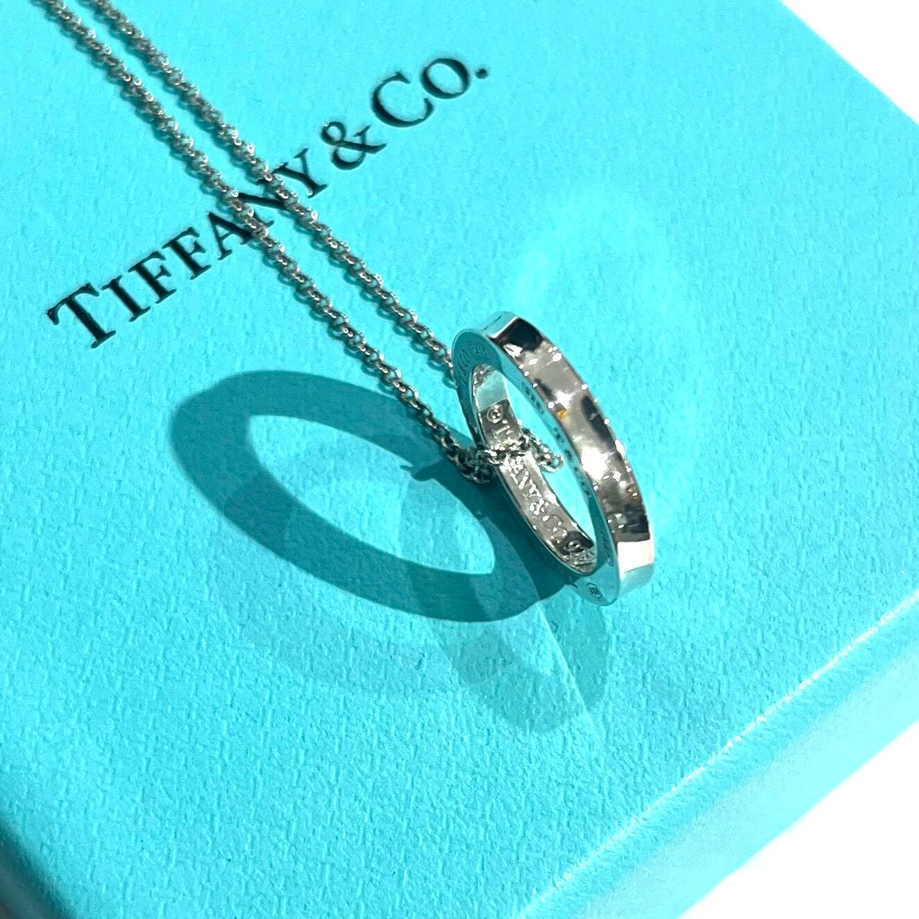 ティファニー リング ネックレス TIFFANY&CO.】1932 TIFFANY &CO サークルリングネックレスシルバー925