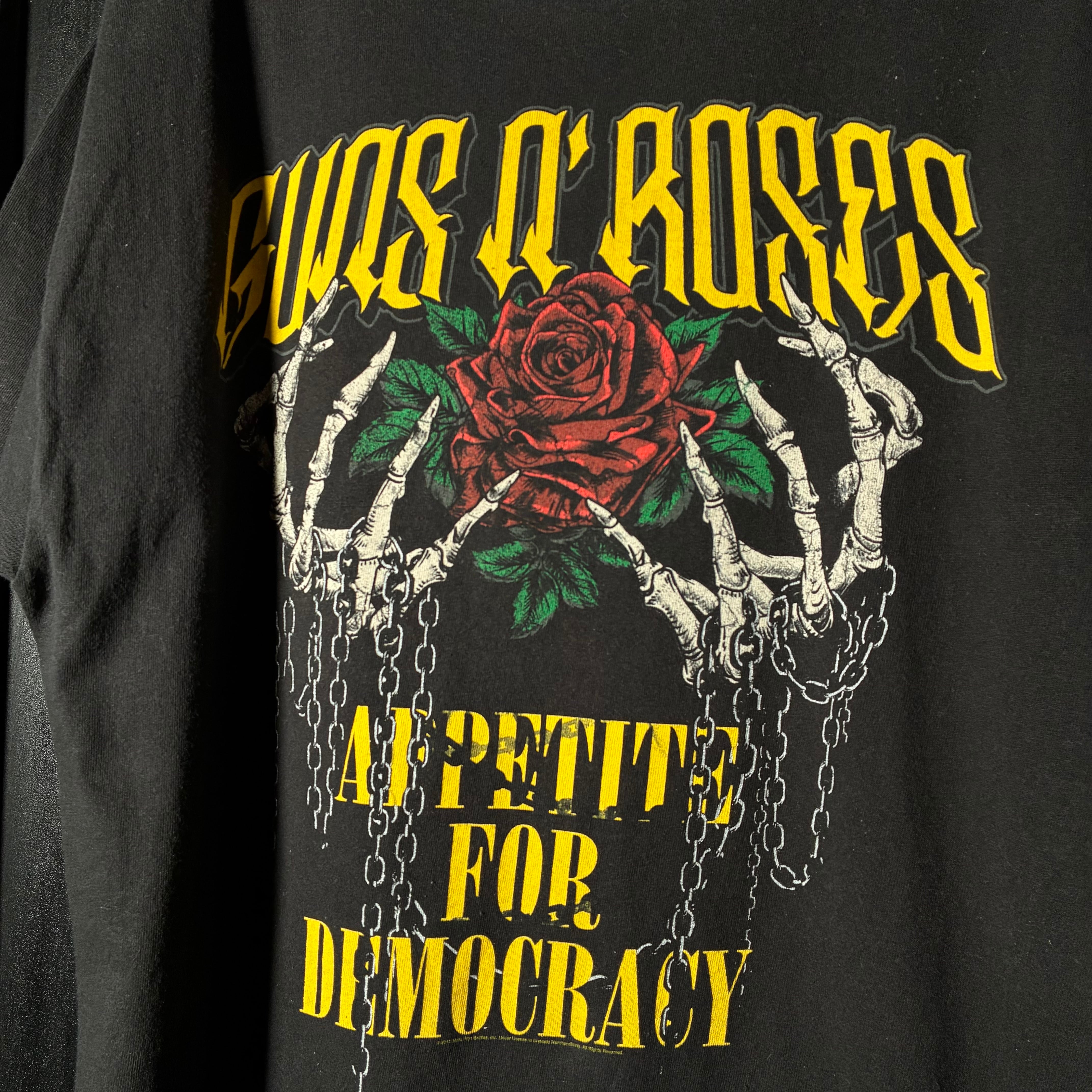 Hanes GUNS'N ROSES バンドTシャツ ガンズアンドローゼズ 黒 | 古着屋