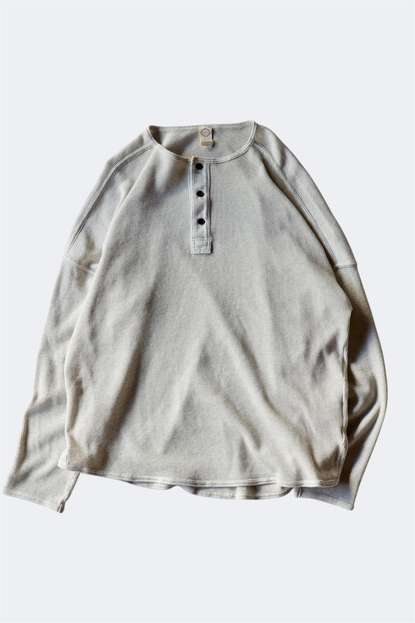 O project【HENLEY WAFFLE -OATMEAL-】