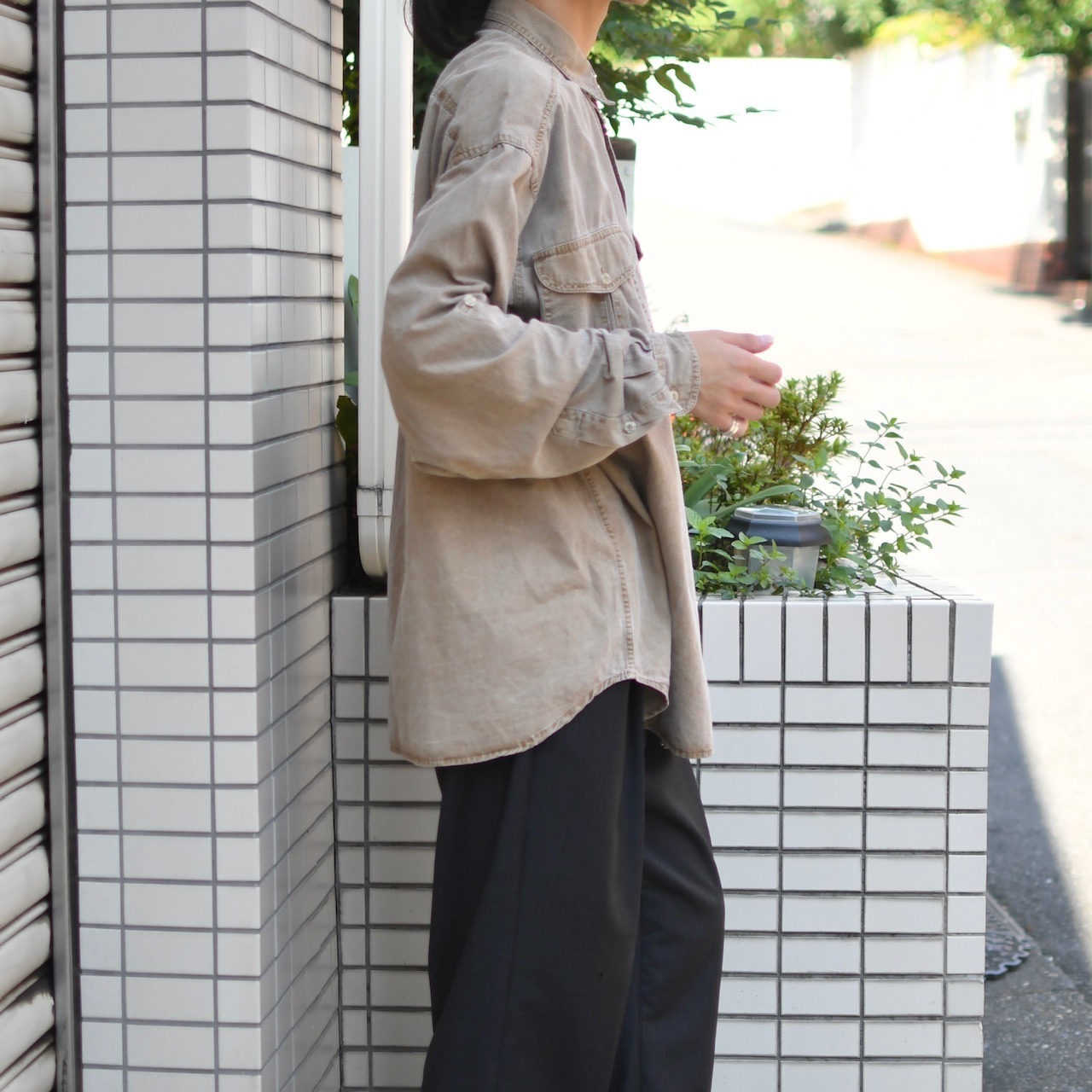 Jack Wolfskin cotton convertible shirt