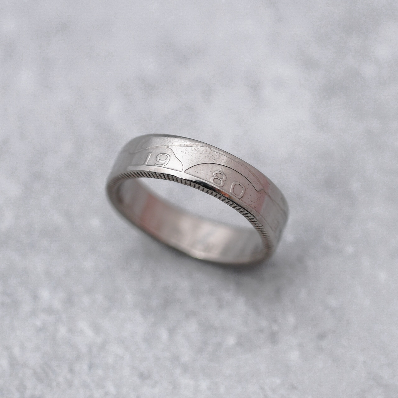 スウェーデン 1クローナ コインリング｜SWEDEN 1KRONA COINRING