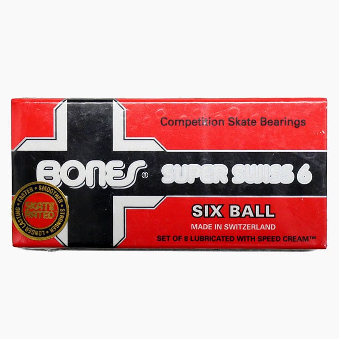 BONES SWISS 6-BALL BEARING ボーンズ スイス 6ボール ベアリング スケボー通販 BACKDOOR