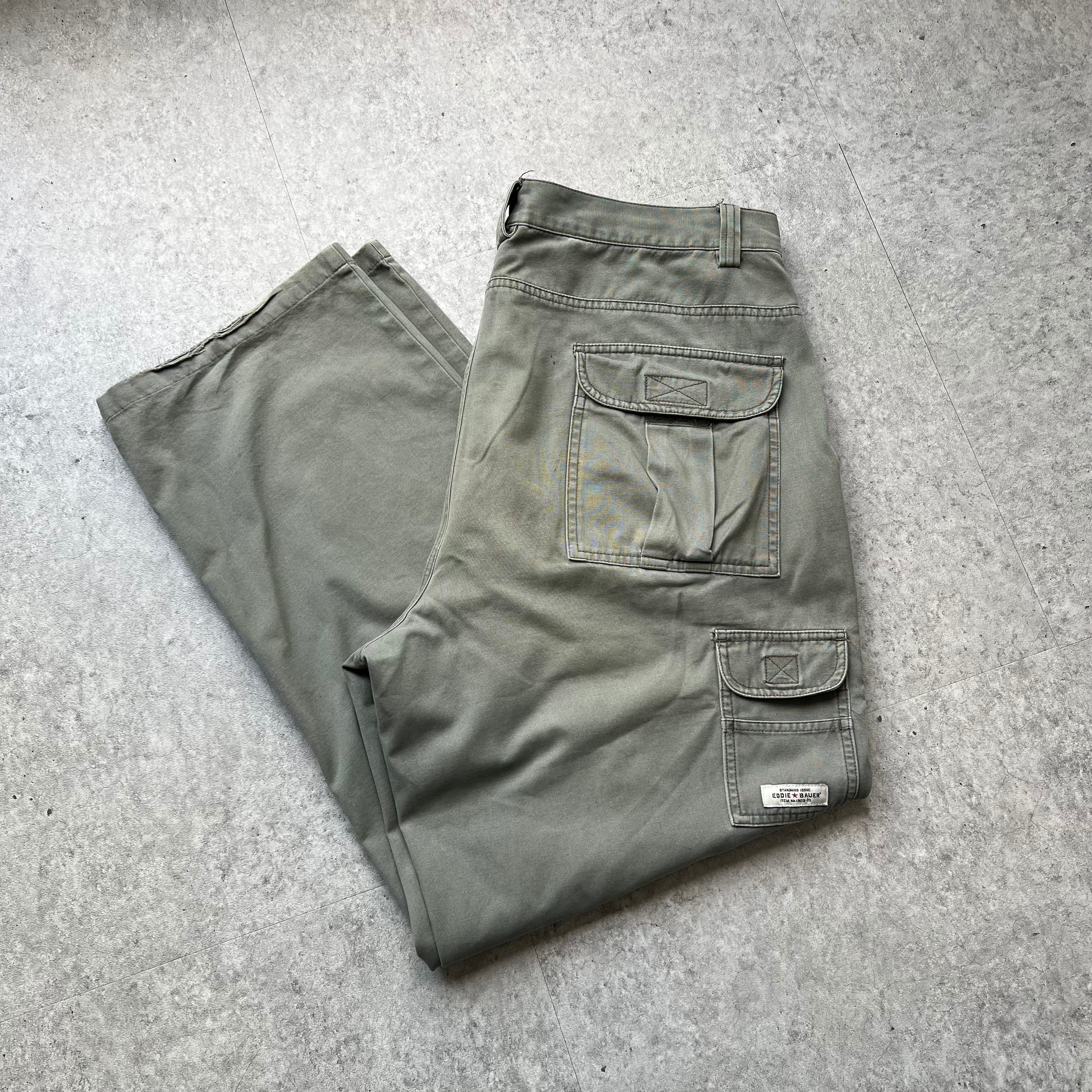 パンツ 00s eddie bauer gimmick wide cargo pants 00s 