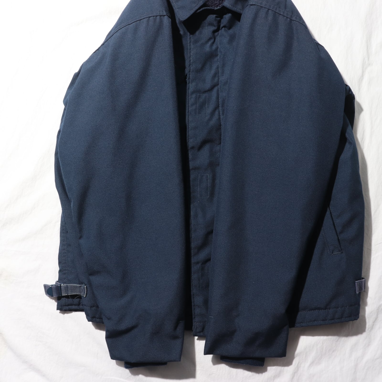 極美品 L 米軍実物 USN デッキジャケット 90年 ネイビー シップボード