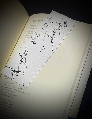 ブックマーク【直筆書入り＆ロゴスタンプ(大)押印】「Untitled2」