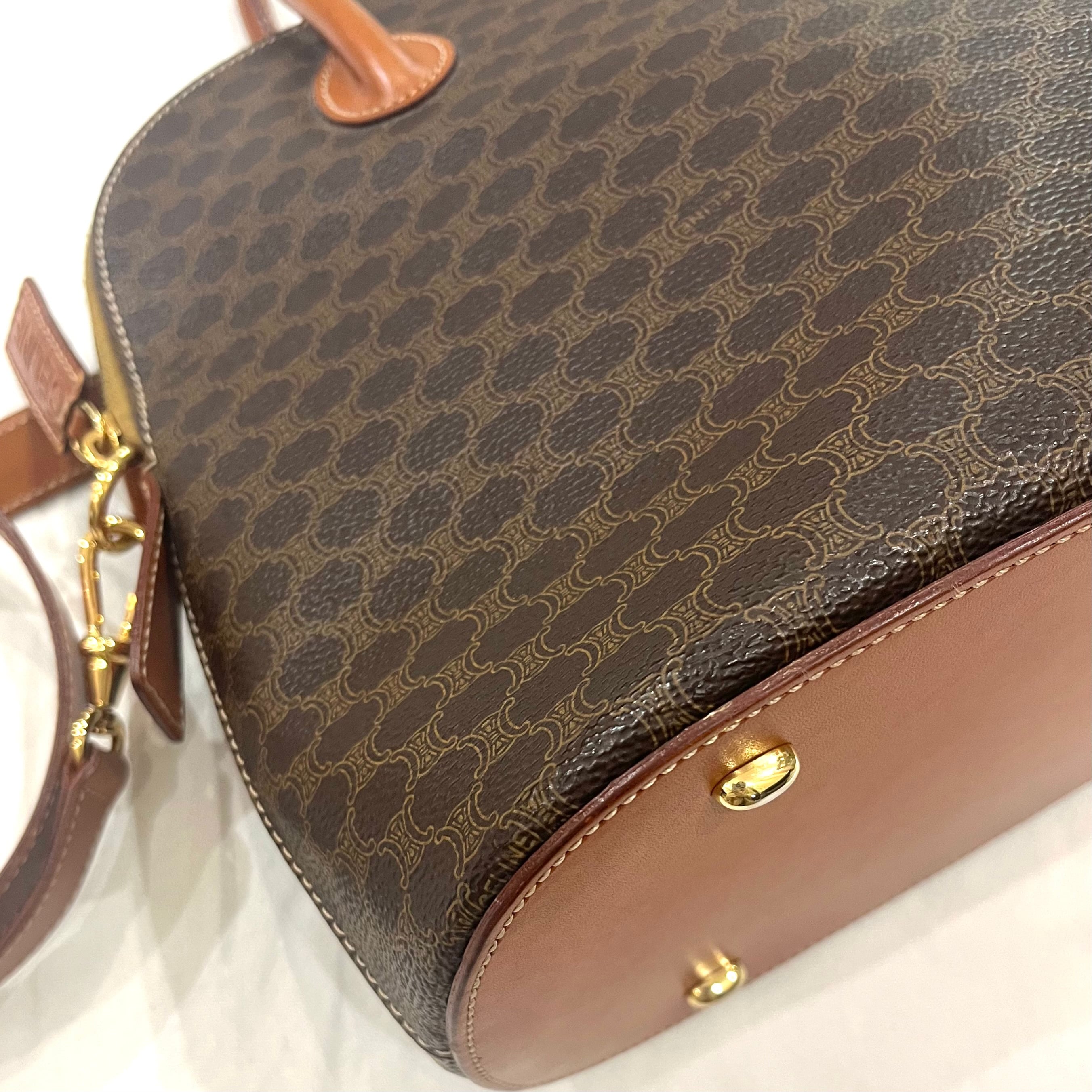 CELINE セリーヌ ハンドバッグ マカダム柄 ユニセックス CELINE（セリーヌ） マカダム柄 斜め掛け ハンドバッグ ショルダー