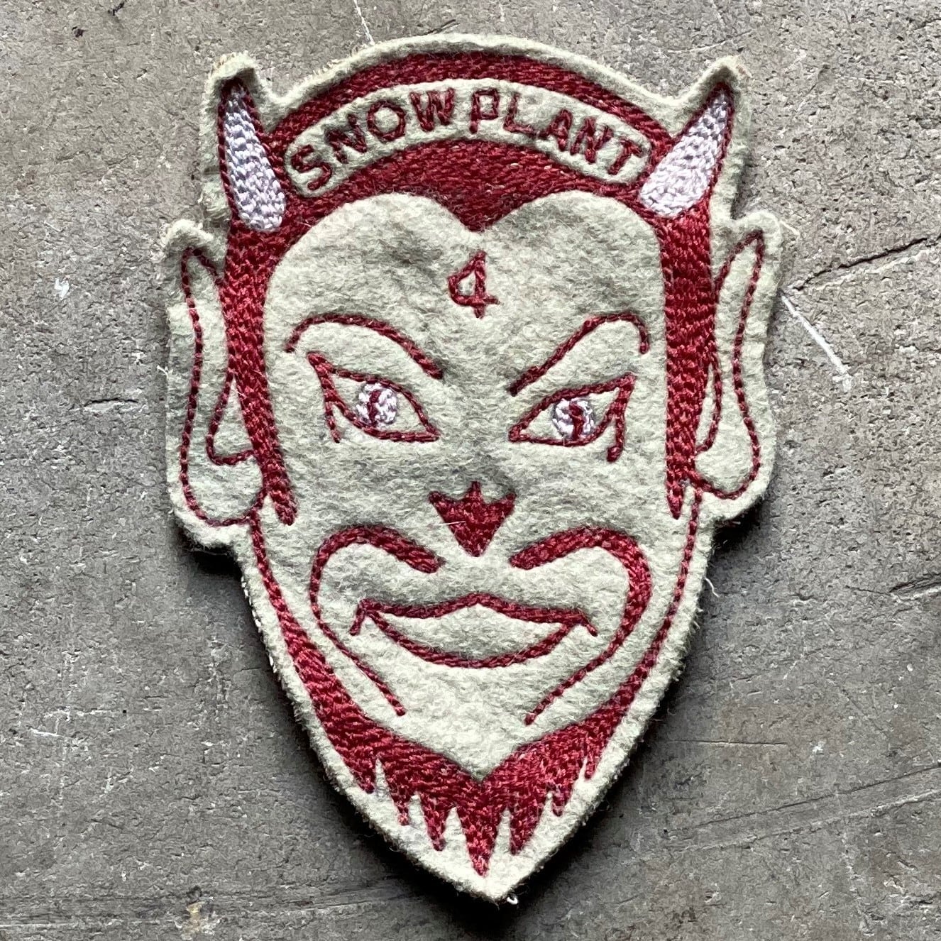 SNOW PLANT 4th Anniversary LIMITED DAVIL PATCH(お一人様1点のみ)