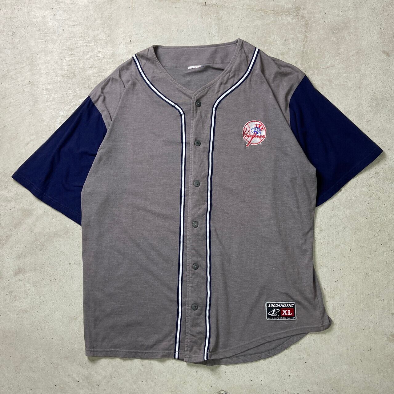 LOGO ATHLETIC MLB ニューヨーク・ヤンキース ベースボールシャツ