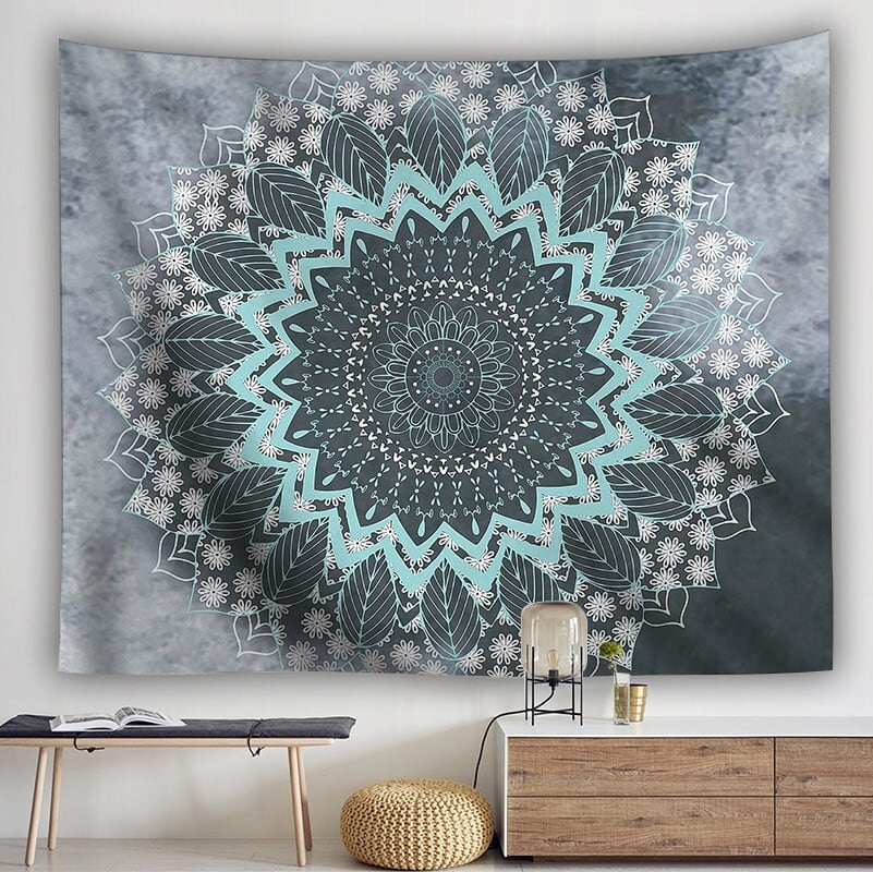 タペストリー ヨガ 曼荼羅 サイケデリック 150cm x 100cm 150cm x