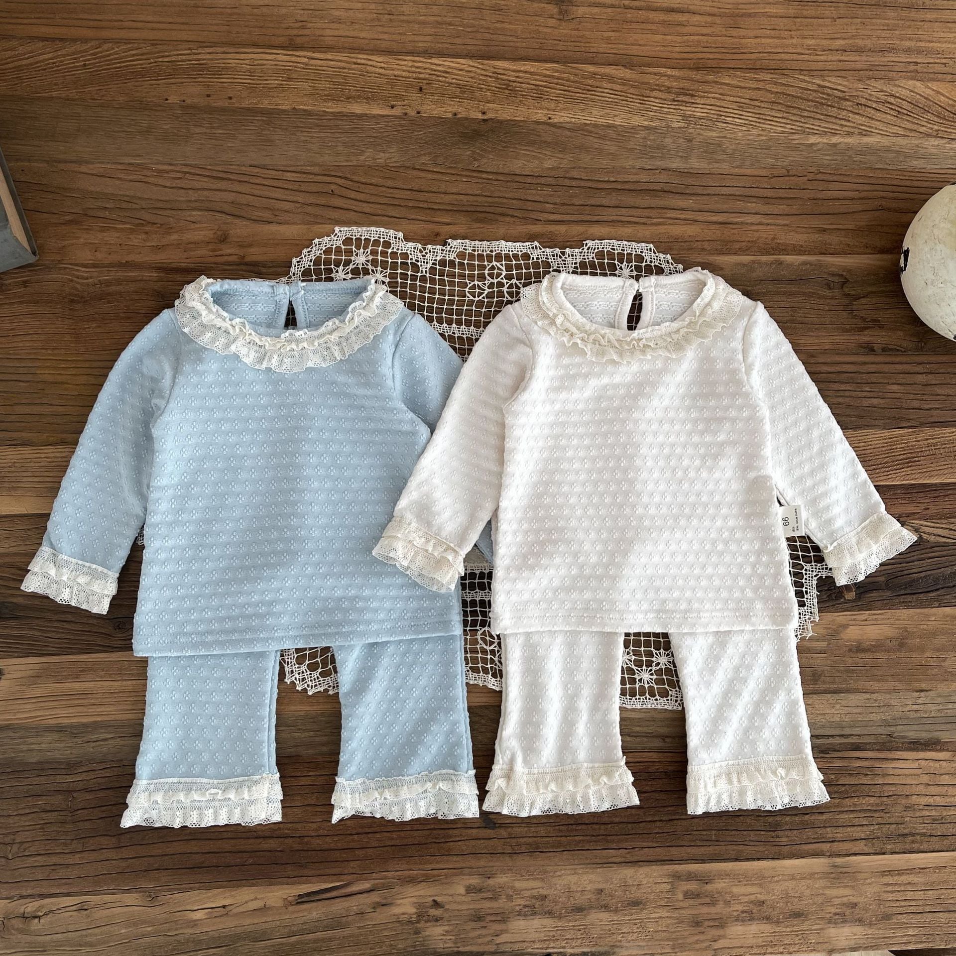 【BABY】秋新作 レースセットアップ