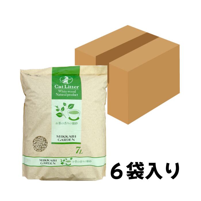 ご注文1ケース限り】お茶の香りの猫砂,三ヶ日ガーデン 固まるおからの