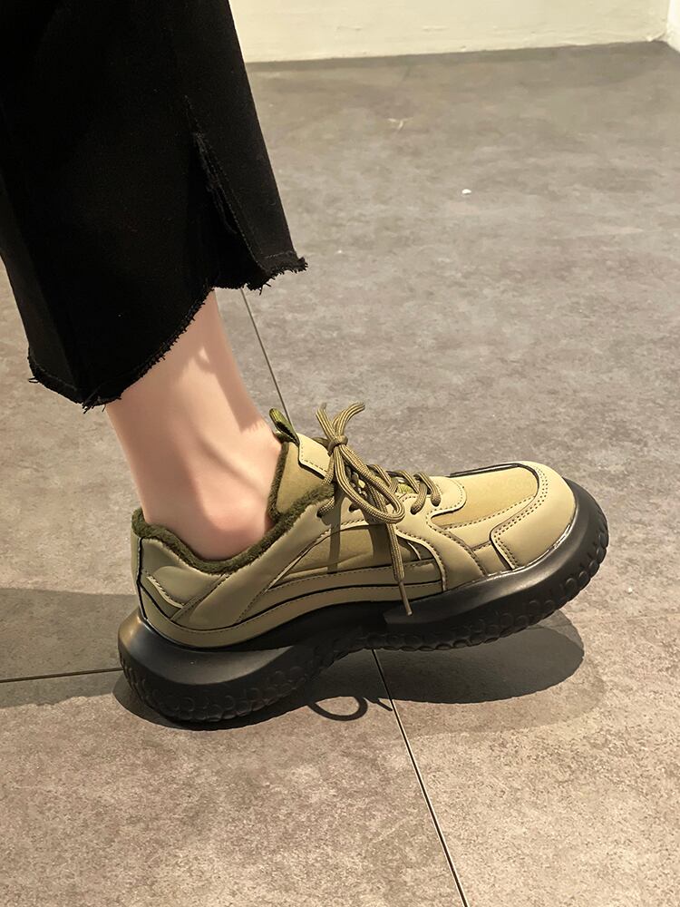 カジュアルオータムウィンターベルベットレッド 靴 シューズ 秋物 冬物 部族の婦人靴71428530318