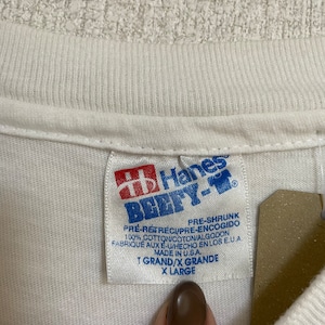 90年代　USA製　Hanes 囚人 プリントtシャツ