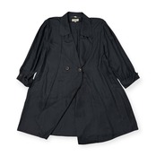 シルク100% Leilian レリアン ダブル ライト コート ジャケット サイズ 9 /レディース/日本製/薄手/絹100%