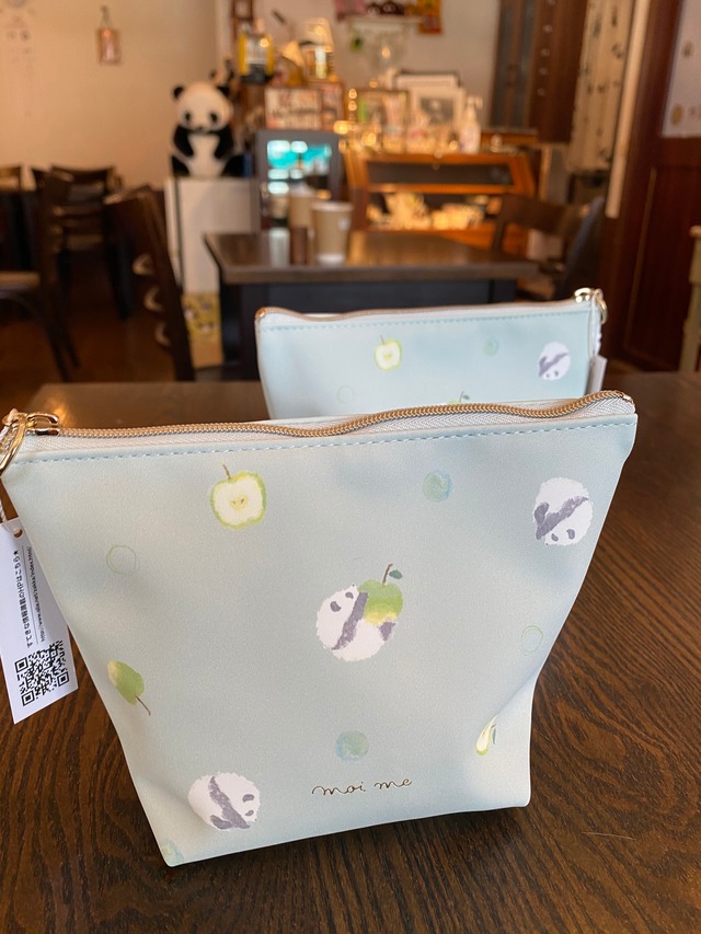 モイミー ミニ舟形ポーチ ぱんだ珈琲店 雑貨部門 モイミー ミニ舟形ポーチ ぱんだ珈琲店 雑貨部門