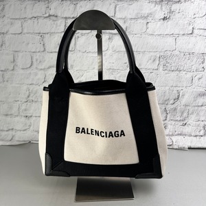 BALENCIAGA バレンシアガ カバス キャンバス トートバッグ 白 A-13640