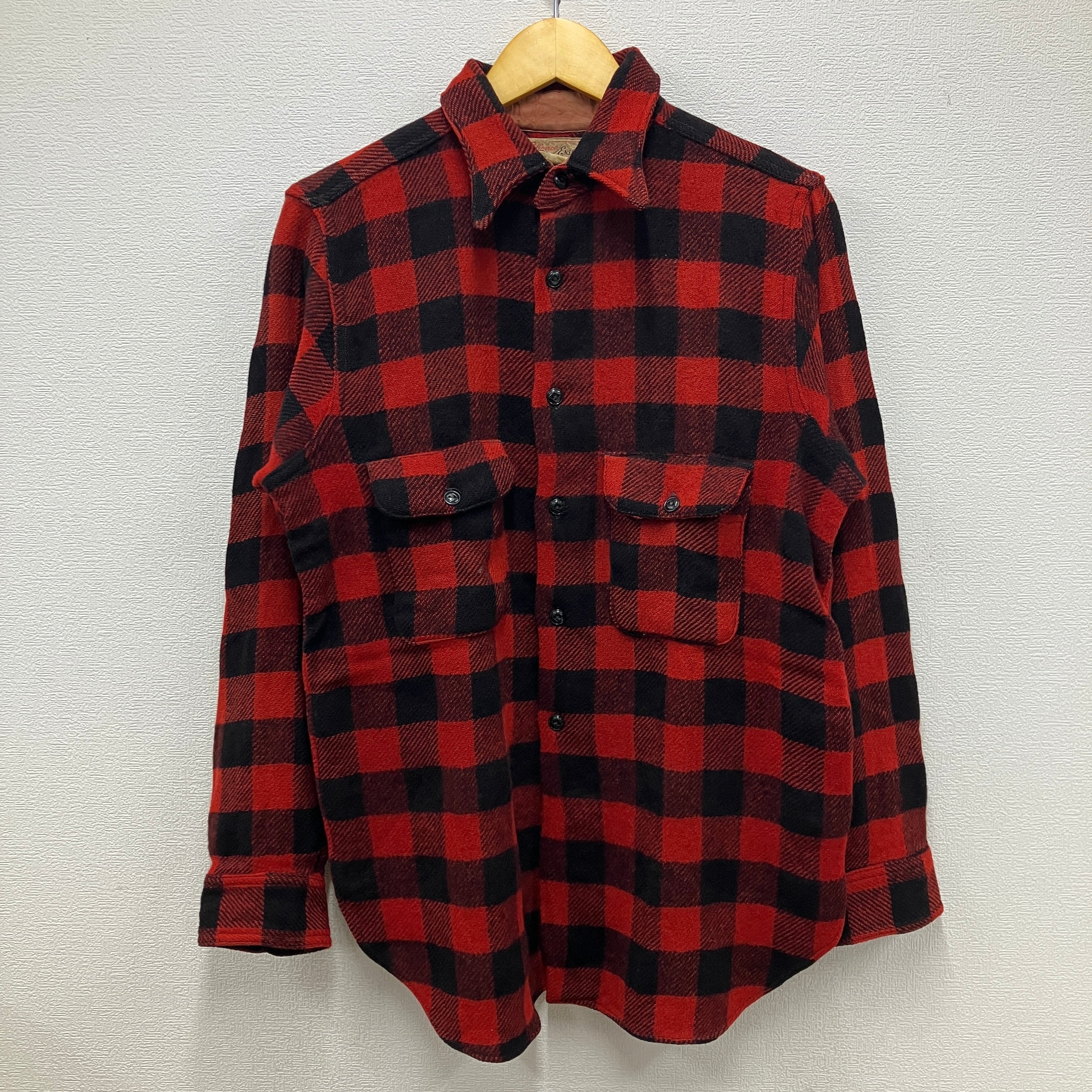 トップス ENSENADA 50s 60s wool shirt vintage ⓀⓀ1950's ENSENADA WOOL SHIRT RED | safarionline