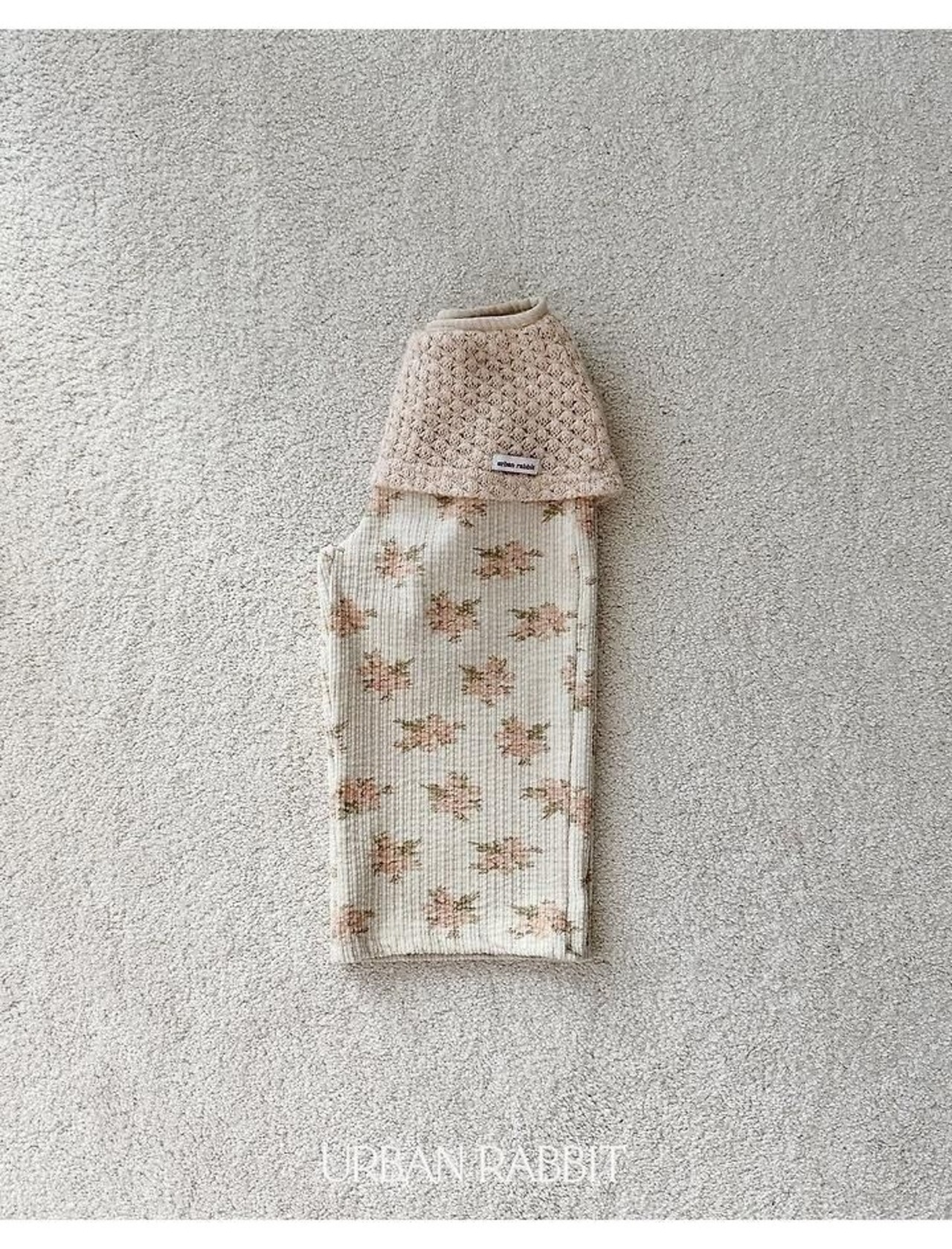 アーバンラビット / URBAN RABBIT / ニットラップ花柄パンツ / 韓国子供服 / キッズ / 26winter〖取寄〗*XS~XL*
