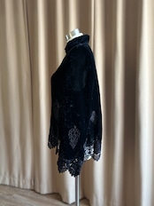 classic black velour tops-5139-2