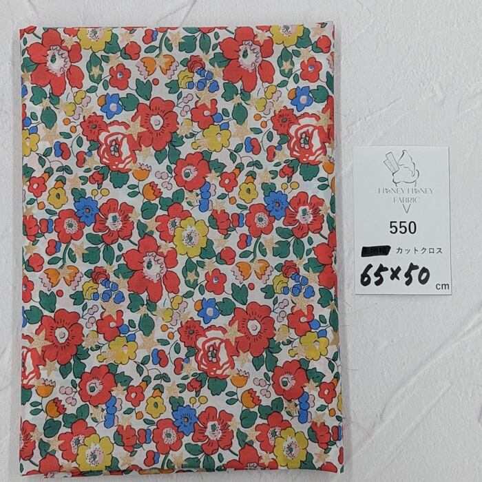 《550》◆輸入 リバティ LIBERTY タナローン カットクロス ハギレ