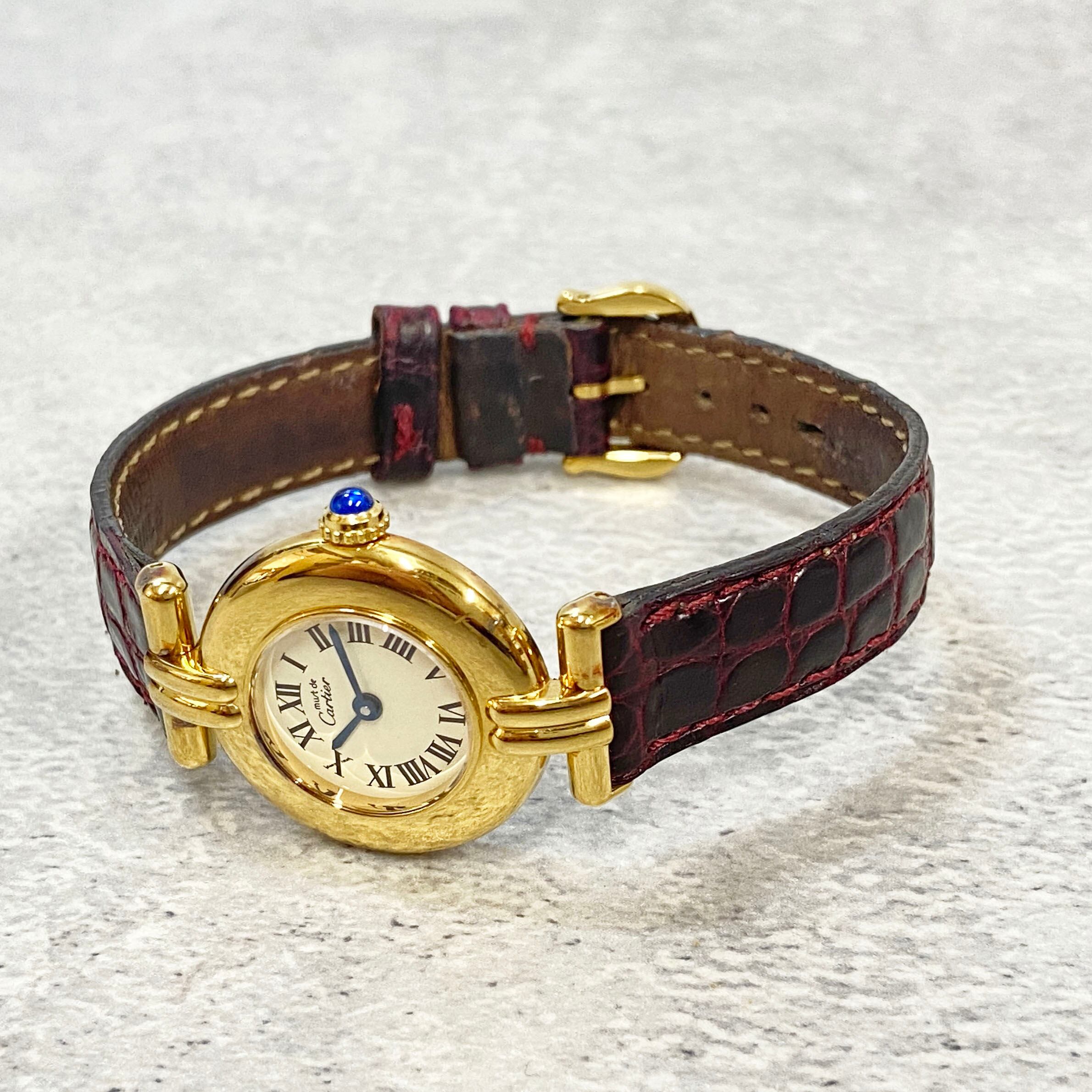 Cartier カルティエ マストコリゼ ヴェルメイユ シルバー925 クォーツ