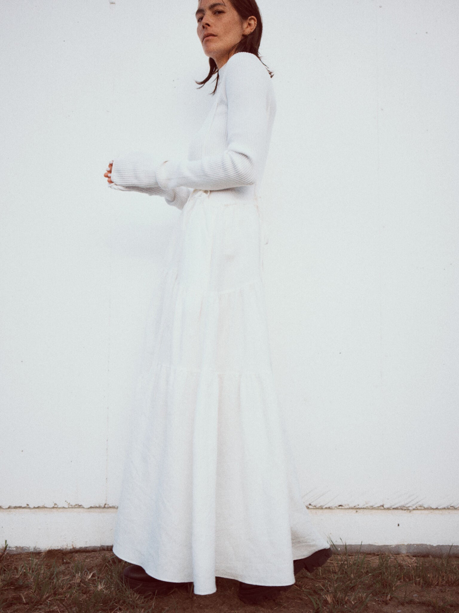 スカート THE NEWHOUSE CLAVER SKIRT S SKIRT | THE NEWHOUSE