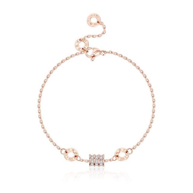 おしゃれ キラキラ 筒型 高級感 レディース ブレスレット