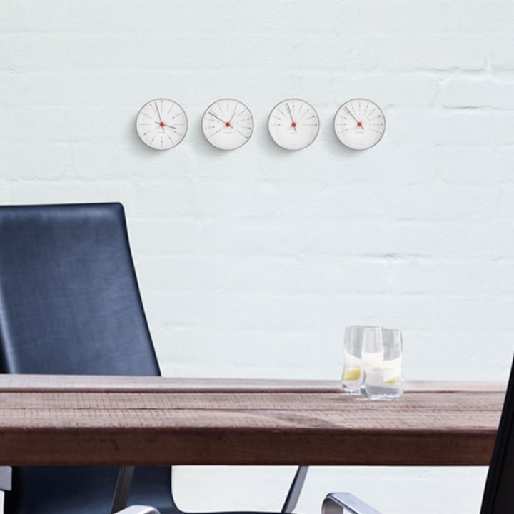 ウェザーステーション BANKERS 湿度計 φ120［ARNE JACOBSEN ］ | REAL