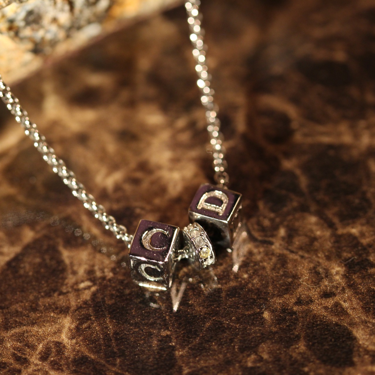 Christian Dior DICE LOGO CHAIN NECKLACE/クリスチャンディオール 
