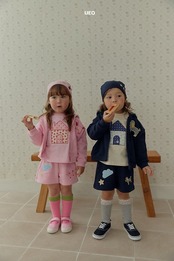 韓国子供服 / ÜEO / プードルジップアップパーカー / 秋服 *S~JS*