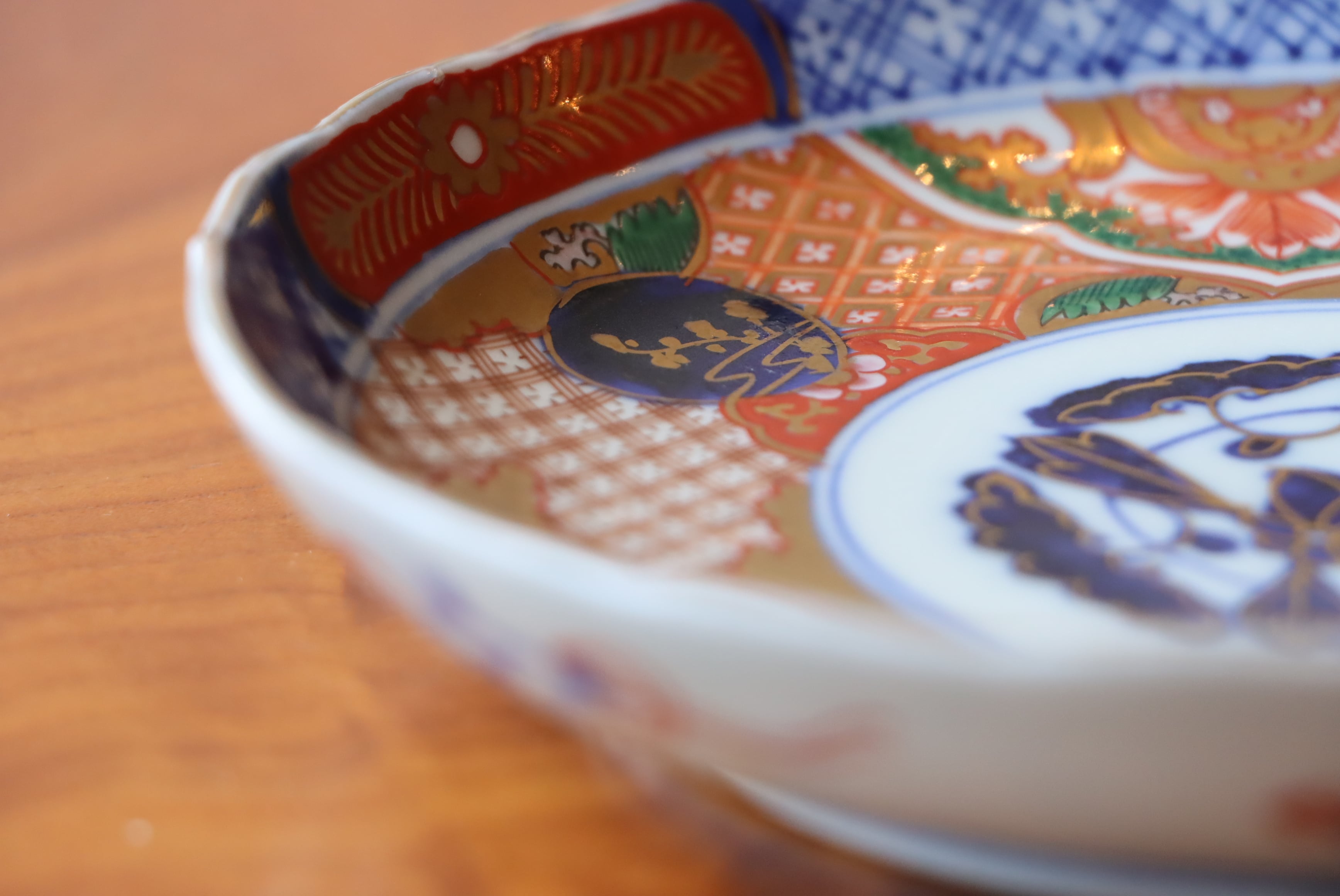 中皿 六寸 伊万里焼 色絵 獅子文 | (有)新原美術