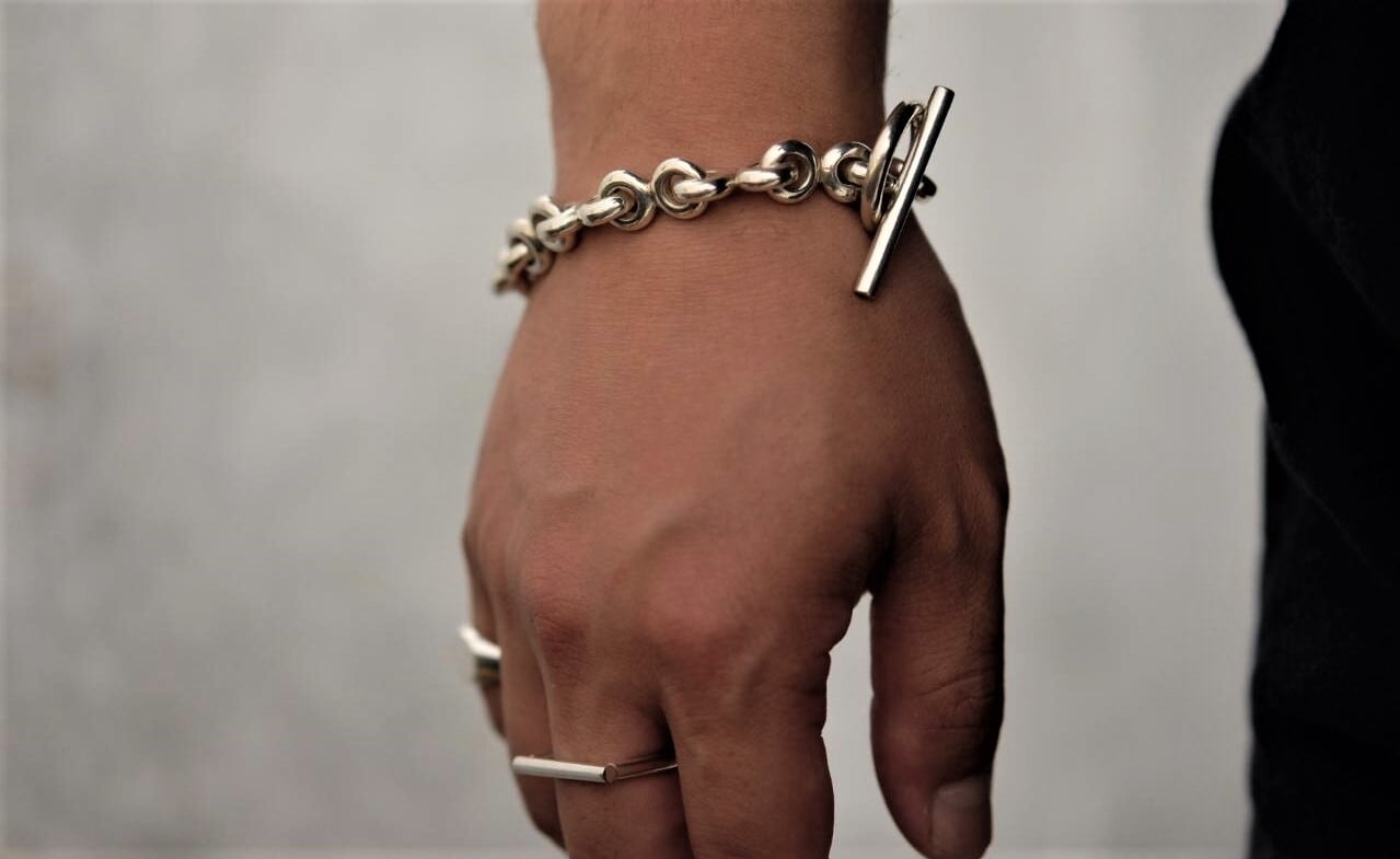 BEDWIN NARROW CHAIN BRACELET 