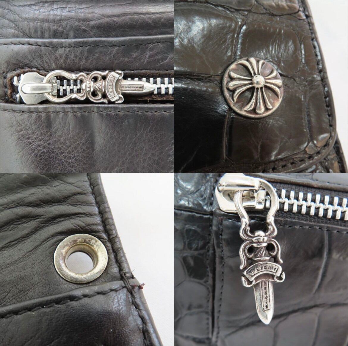 CHROME HEARTS クロムハーツ 財布 ウェーブウォレット アリゲーター