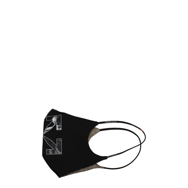 【新品】OFF-WHITE オフホワイト メンズ マスク コットン ブラック OMRG003F21FAB0031009