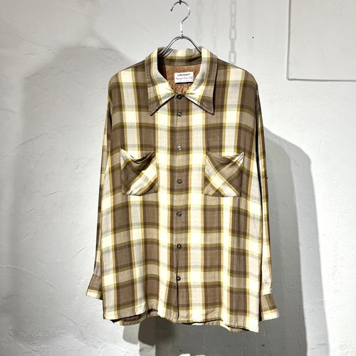 ~70s ARROW Box-cut Rayon Shirt
