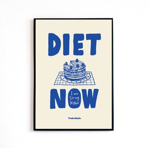 ♯087  DIET NOW POSTER