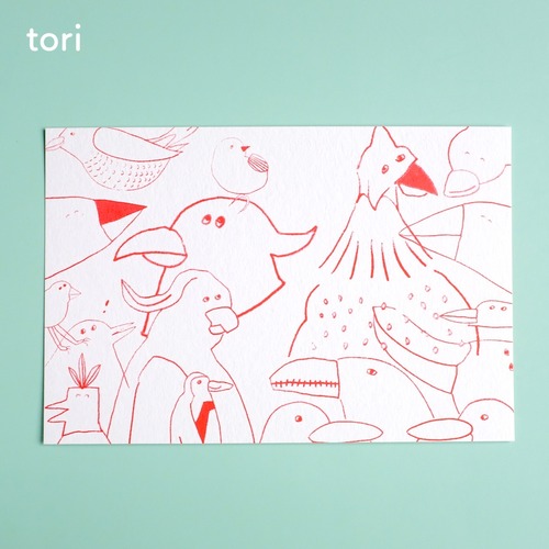 【CHIQON】postcard「tori」