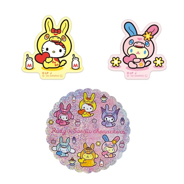 RODY × サンリオキャラクターズ ステッカーセット 3種類セット | ぶん