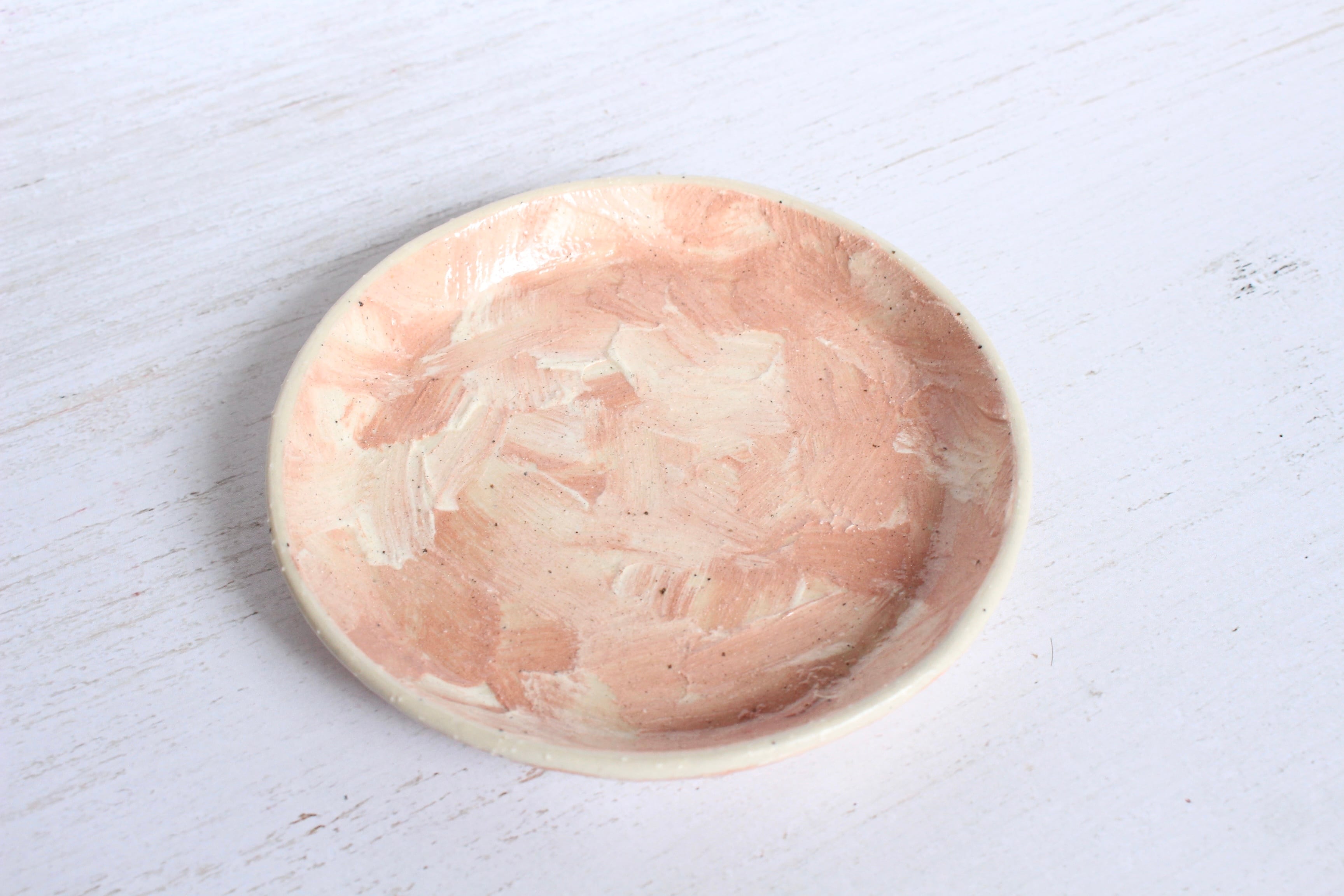 Dessert Plate -Rose pink-